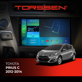 Штатна магнітола Torssen 2K Toyota Prius С 2012-2014 F9432 4G Carplay DSP