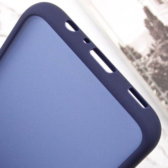 Чехол TPU+PC Lyon Frosted для Samsung Galaxy A50 (A505F) / A50s / A30s Navy Blue | Зображення 5