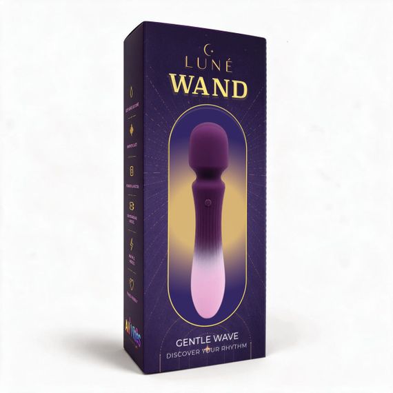 Гнучкий міні-мікрофон UNIVIBE LUNE WAND з градієнтним дизайном Sex Aura | Зображення 2
