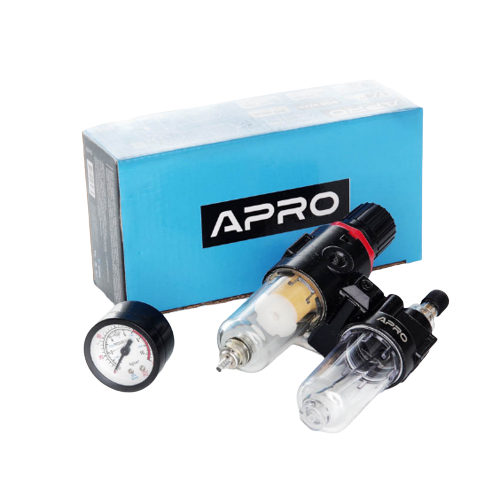 Блок підготовки повітря в зборі 500л/хв 1/4" APRO | Зображення 3