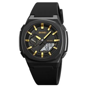 Годинник наручний чоловічий Skmei 2091BKGDWT білий з золотистим