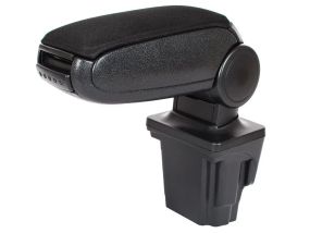 Seat Leon II (05-12) підлокітник у зборі чорна тканина + монтажний комплект, Сеат Леон 2