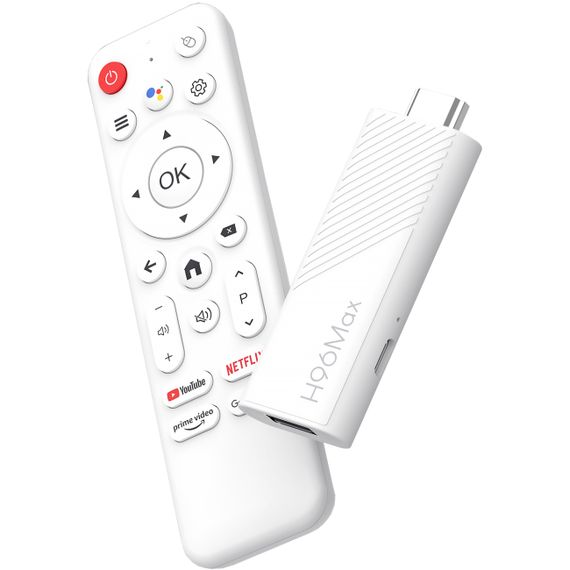TV Медіаплеєр H96 MAX H313 TV Stick 2/16Gb/ Allwinner H313/ Android 14/ WiFi 2.4G+5G/білий | Зображення 2