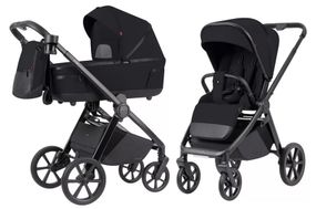 Коляска універсальна CRL-6540/1 "Omega" 2in1 Cosmo Black CARRELLO