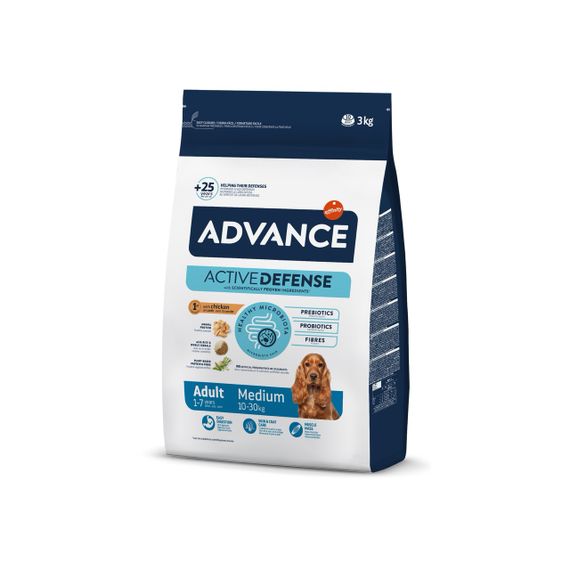 Сухий корм із куркою для собак середніх порід Advance Medium Adult, 3 кг