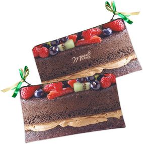 Косметичка женская Торт с ягодами 20х12 см (K_KD012)