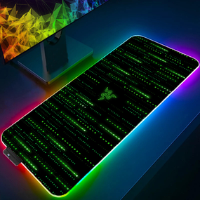 Ігрова поверхня Razer RGB з підсвічуванням 300x800x3mm для геймерів Зелений (sv1872-21)