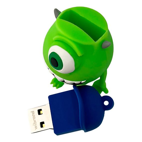 USB флеш накопичувач Wibrand 16GB Mike Wazowski Green USB 2.0 (WI2.0/MW16G) | Зображення 3