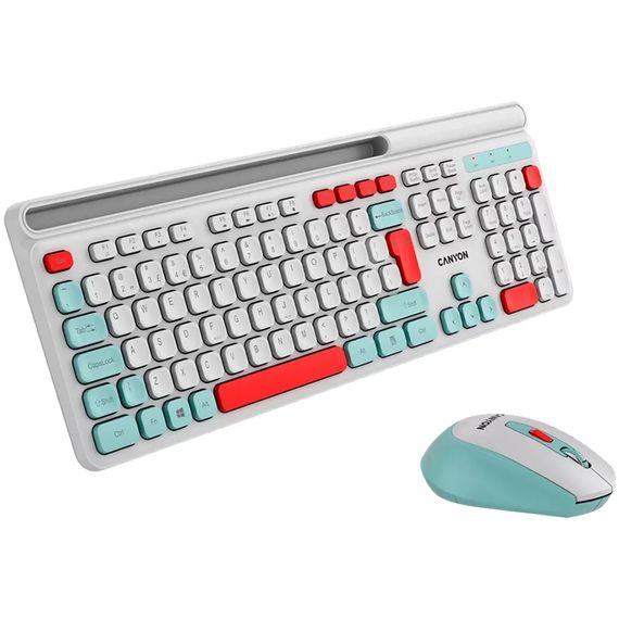 Комплект Canyon HSET-W5 Wireless UA White (CNS-HSETW5WT) | Зображення 1