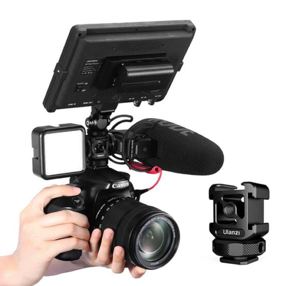 Адаптер кронштейн Ulanzi Vijim metal Triple Cold Shoe Mount (UV-2132 PT-12) | Зображення 4