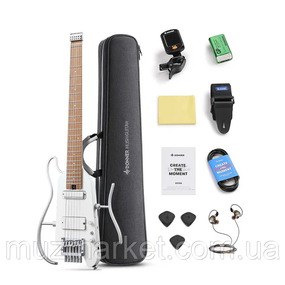 Silent гітара Donner HUSH-X PRO White
