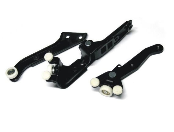 VW Transporter T5 (03-09) комплект роликів правих розсувних бічних дверей (верхній, нижній, середній) Т5 | Зображення 1