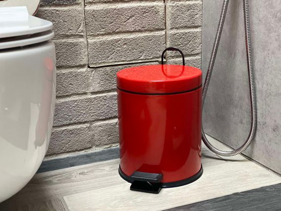 Відро для сміття з педаллю Mertinox 5 л червоне 4501.2028S.101.05 red | Зображення 3