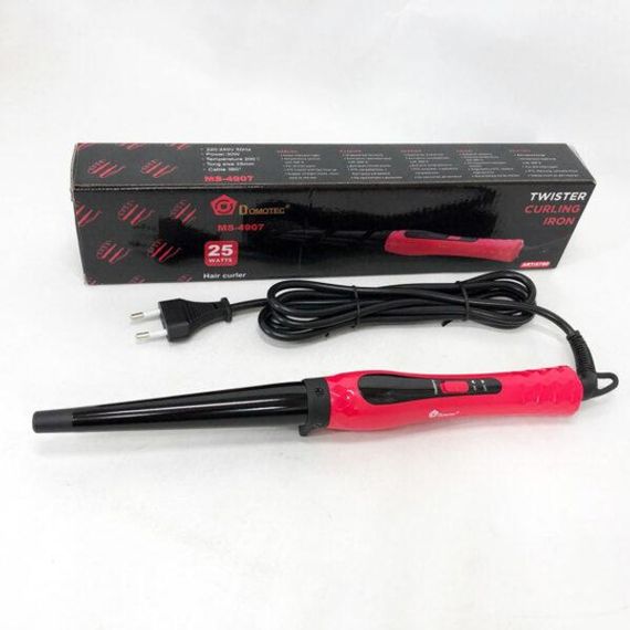 Конусна плойка щипці для волосся з керамічним покриттям Domotec MS-4907 (47546-4907_278) | Зображення 5