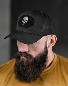 Бейсболка chastener black П29-3!