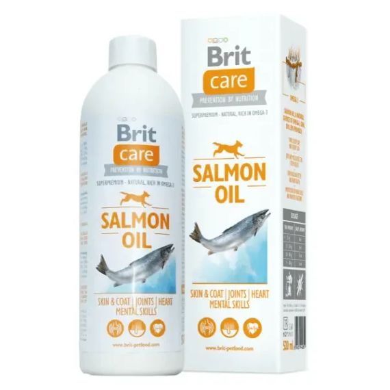 Лососевое масло для животных Brit Care Salmon Oil 500 мл