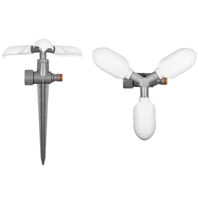 Зрошувач обертовий Bradas WHITE LINE 3-х ріжковий на кілку WL-3325