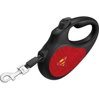 Поводок для собак WAUDOG R-leash "Супермен Лого красный" S до 15 кг 5 м (8124-1007-01) | Зображення 1