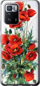 Чехол на Xiaomi Poco X3 GT Маки из силикона FCh_055547