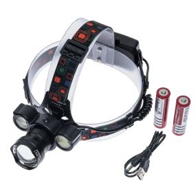 Фонарь налобный BL-001/ Акк./ T6+Cob/ Zoom