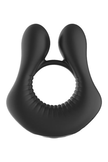 Кільце ерекційне для пеніса з вібрацією Dream Toys чорне Sex Aura | Зображення 1