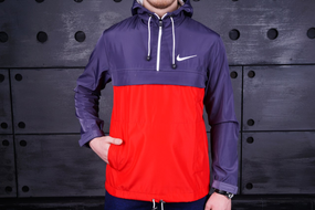 Анорак nike President сіро-червоний S M