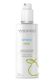 Лубрикант Wicked Sensual Care на водній основі з ароматом та смаком Груші 70 ML
