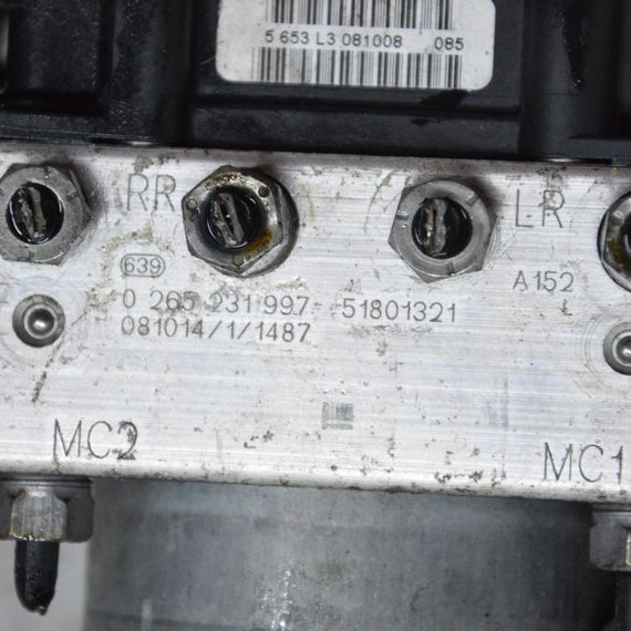 Блок управління ABS Fiat Fiorino III 2007-2025 Насос АБС Фіат Фіоріно 3 0265800662 0265231997 51801321 | Зображення 4