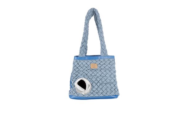 Misoko&Co сумка-переноска для собак і котів, 40 см х 38 см х 18 см, синя