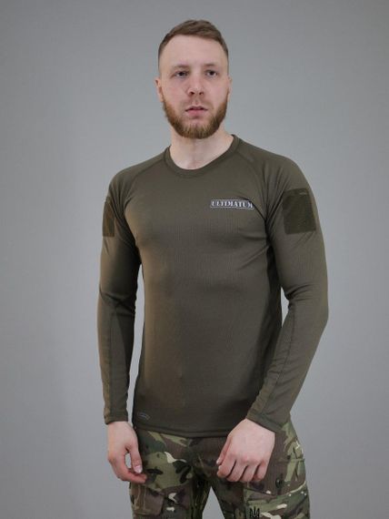 Тактический реглан ULTIMATUM Tactical Олива, мужская камуфляжная футболка с длинным рукавом,армейский лонгслив | Зображення 1