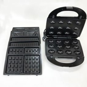 Бутербродница гриль сендвичница Rainberg RB-5408, Электробутербродница, XB-454 Мультипекарь вафельница