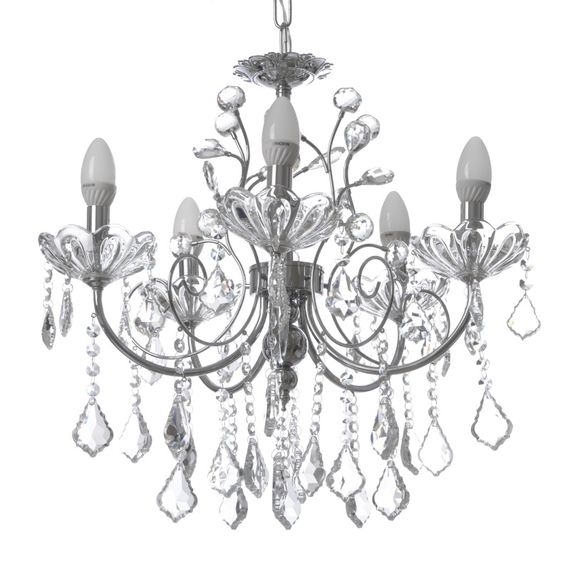 Люстра свеча подвесная хрустальная E14 60W (BCL-657S/5) | Зображення 6