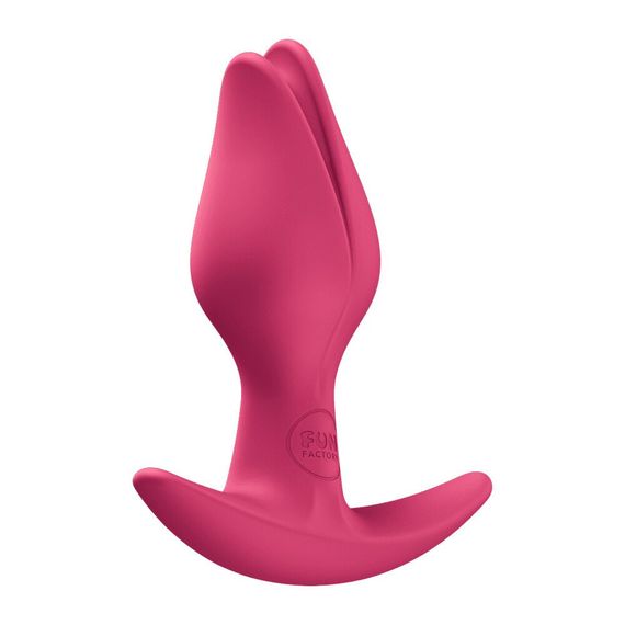 Анальна пробка Fun Factory BOOTIE FEM Raspberry, у вигляді бутона, діаметр 2,9 см, тонкий обмежувач | Зображення 1
