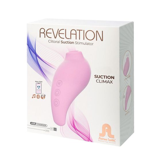 Вакуумний смарт-стимулятор Adrien Lastic Revelation Pink, режим Boost, керування через застосунок Sex Aura | Зображення 6