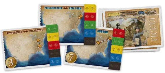 Настільна гра Ticket to Ride: Legends of the West (Квиток на поїзд: Легенди Заходу)(англійською) | Зображення 3