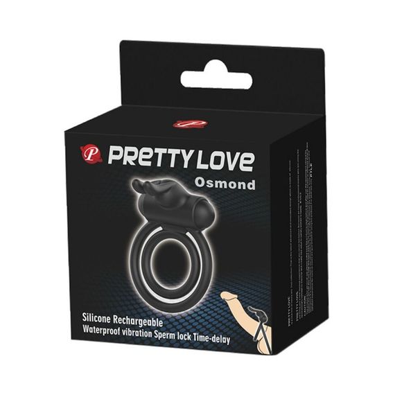 Кольцо эрекционное с вибрацией Pretty Love Osmond, двойное sexstyle | Зображення 5