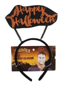 Обруч happy halloween,ободок, аксессуары, украшение,  карнавальный костюм наряд