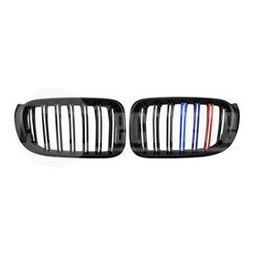 Решетки радиатора компл. BMW X3 F25 / X4 F26 14-18 (глянц. чёрн. M-стиль, двойная), AutoTechteile, 708 5169,