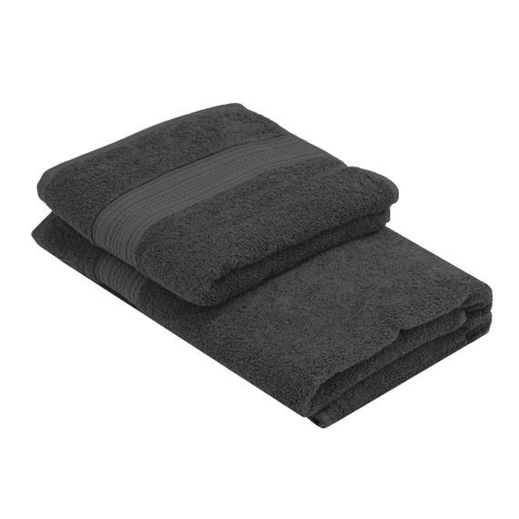 Рушник банний махровий Ardesto SuperSoft ART2270MCP 70х140 см графітовий | Зображення 2