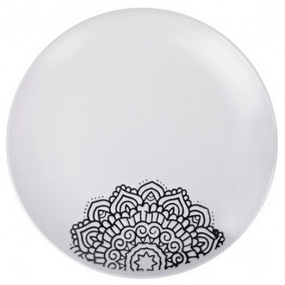 Тарілка обідня Kora 25см 6531540 білий LIMITED EDITION