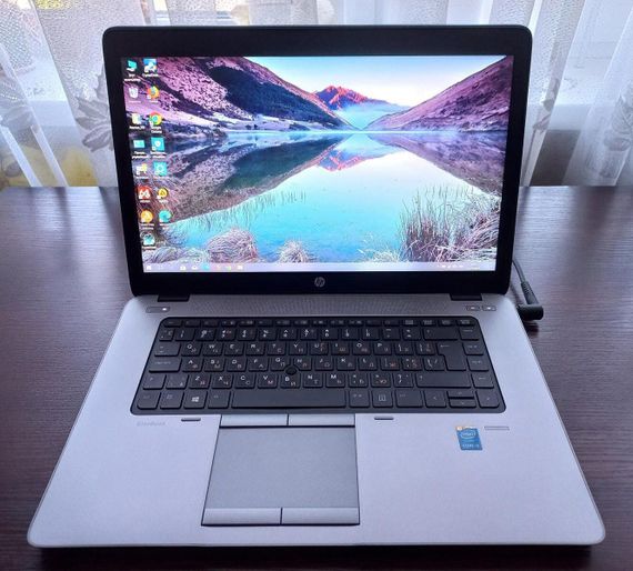 Ноутбук HP EliteBook 850 G1 / 15.6" (1920x1080) TN / Intel Core i5-4200U (2 (4) ядра по 1.6 - 2.6 GHz) / 16 GB DDR3 / 480 GB SSD / Intel HD Graphic 4400 / Win 10 Pro б/в | Зображення 1