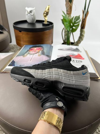 Кроссовки Air Max 95 Black Grey Blue, Вьетнам 44