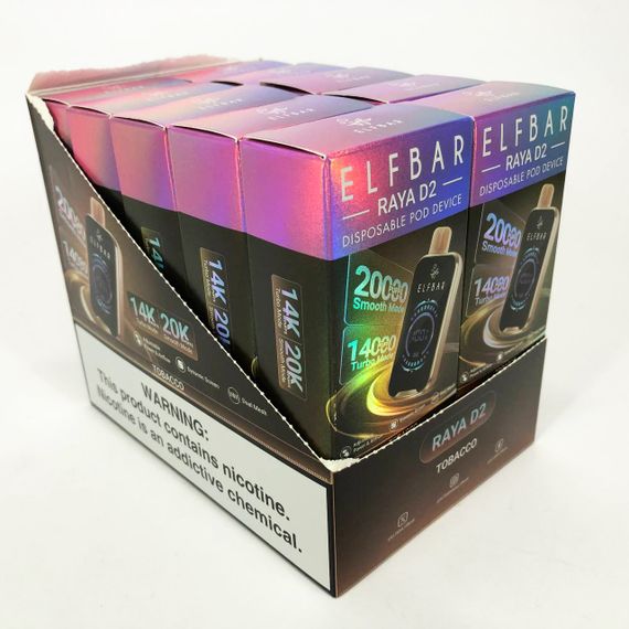 ELF BAR RAYA D2 20000 смак Тютюн (Tobacco) | Зображення 2