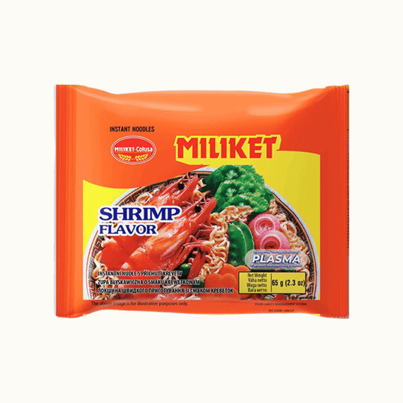 В'єтнамська локшина зі смаком креветок  65г Miliket 8934579011254