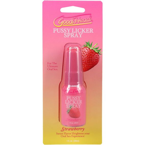Спрей для куннилинуса Doc Johnson GoodHead Pussy Licker Spray - Strawberry 29 мл | Зображення 1