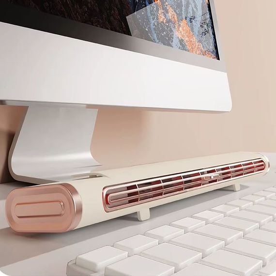 Настільний вентилятор F3 Tower Fan 3 speeds with battery 1200 mAh Biege | Зображення 5