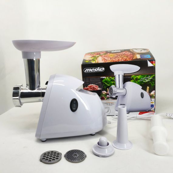 Мясорубка обычная Mesko MS 4809 1500Вт, Электромясорубки для дома для бара, Мощная домашняя мясорубка MO-51 | Зображення 3