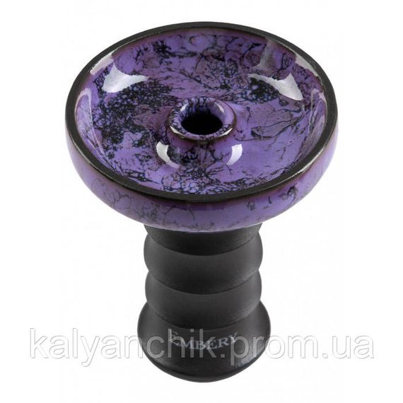 Чаша для кальяна Embery JS-Funnel Bowl glased 23 purple-black | Зображення 2
