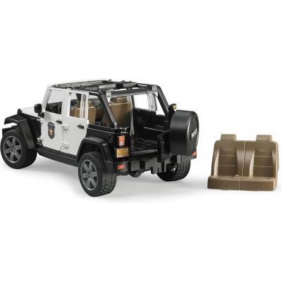 Спецтехника Bruder Джип Wrangler Unlimited Rubicon Police + фигурка (02526) | Зображення 3