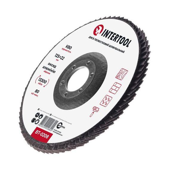 Диск шліфувальний пелюстковий INTERTOOL BT-02081 | Зображення 2